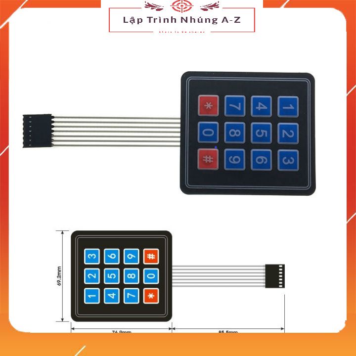 [Lập Trình Nhúng A-Z][117] Bàn Phím Ma Trận Keypad 4*4/1*4/3*4/4*5