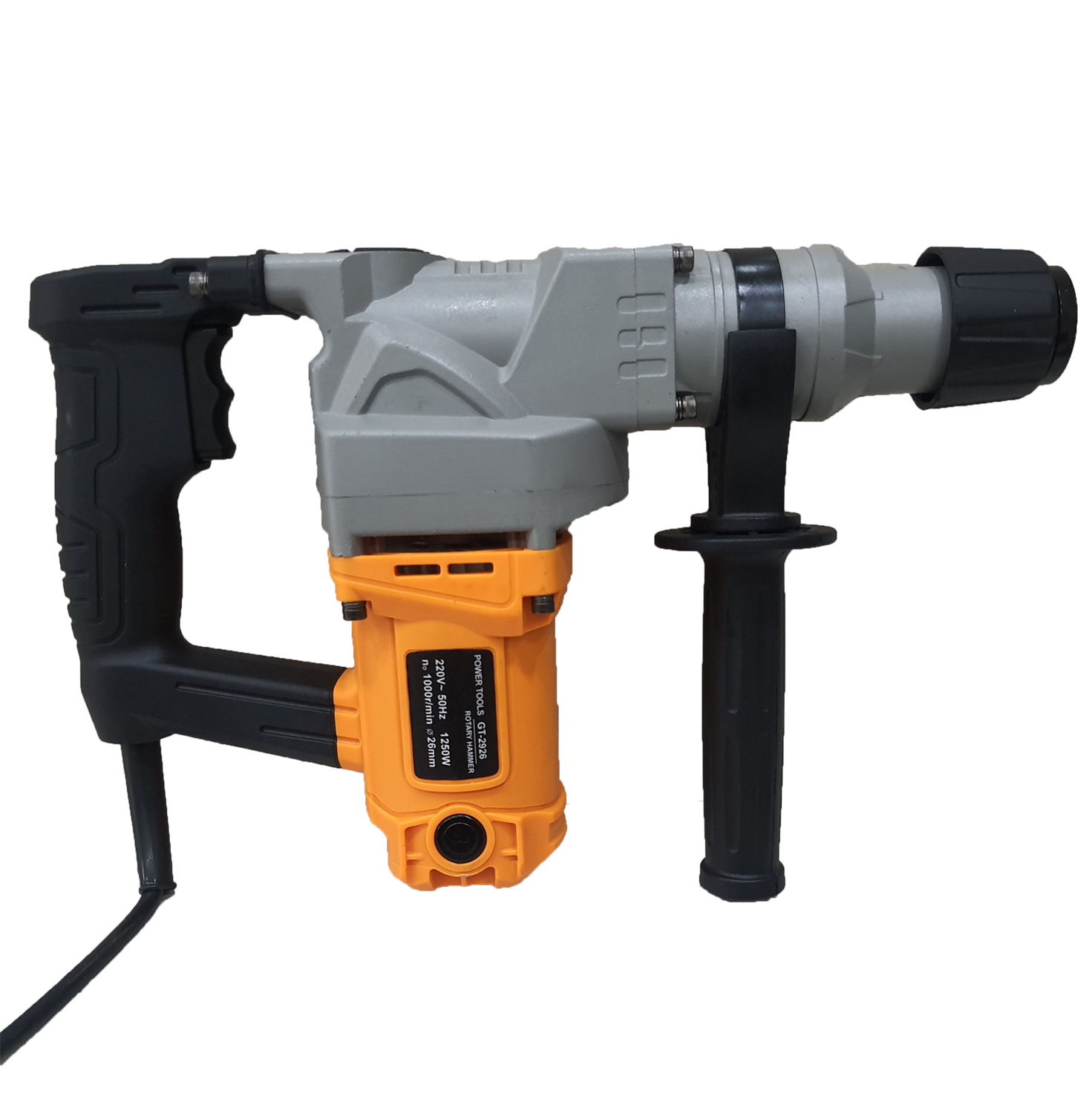 Máy khoan đục phá bê tông 2 chức năng, công suất lớn 1250w đầu 17 ly - Tặng kèm bộ 3 mũi khoan + 2 mũi đục