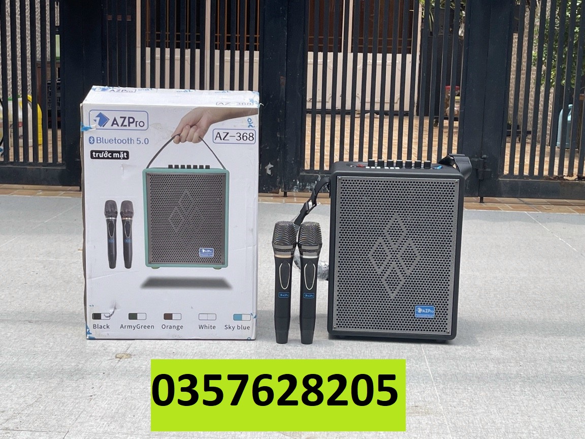 LOA KÉO karaoke AZPRO AZ 368 loa di động nhỏ gọn