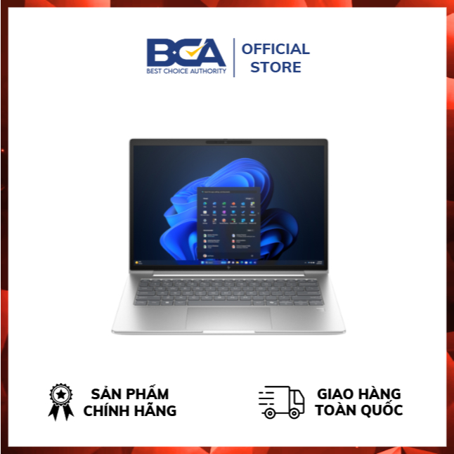 HP EliteBook 6 G1i 14 inch Laptop (BQ9M9PT) + Tặng kèm Túi Chống Sốc + Chuột Không dây Targus - Hàng chính hãng