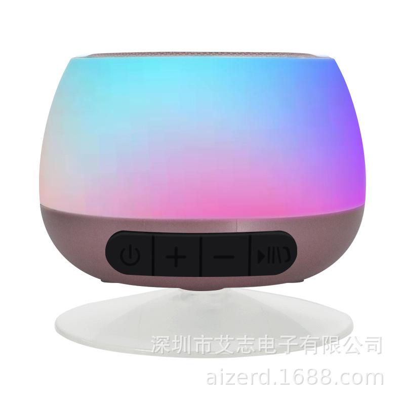 Phong cách mới nhất của loa siêu trầm bầu không khí ánh sáng đầy màu sắc ánh sáng loa siêu trầm mini trong nhà máy tính để bàn hộ gia đình cốc hút loa loa nhỏ không dây