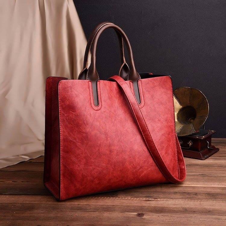 Túi xách tay đeo chéo nữ dáng đứng 32x28x12cm
