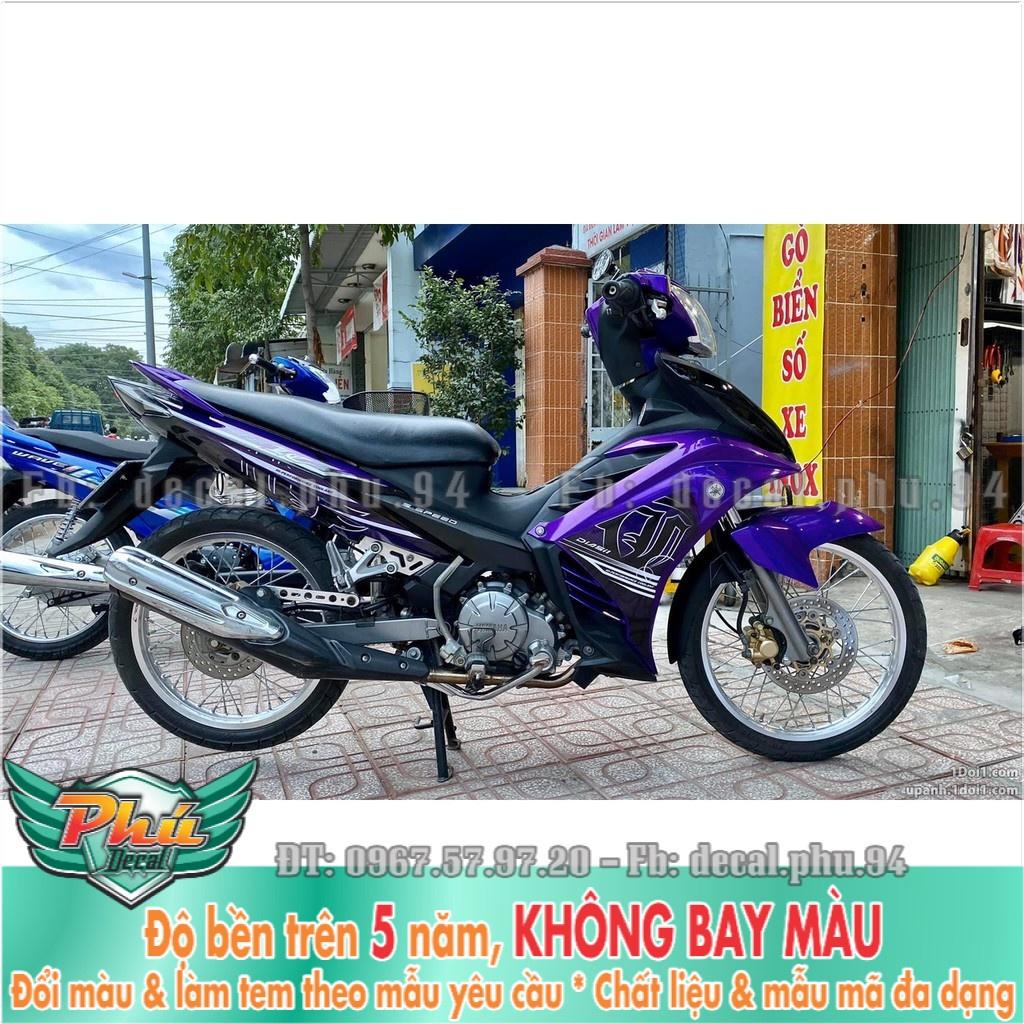 Tem rời Exciter 135 Xanh đen
