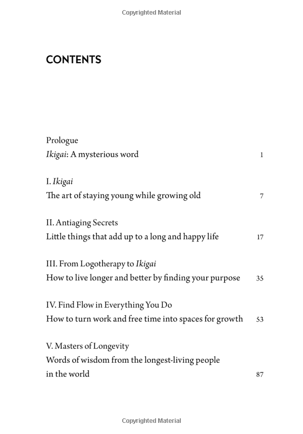 Ikigai: The Japanese Secret to a Long and Happy Life