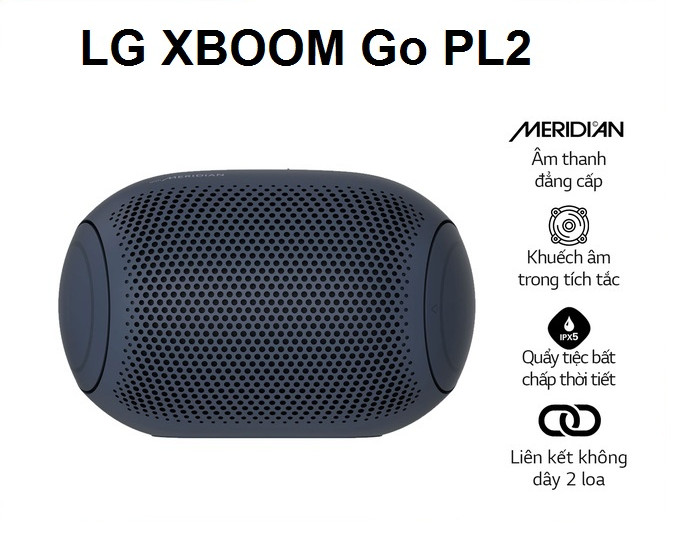 Loa Bluetooth LG XBOOMGo PL2 (5W) - Hàng chính hãng