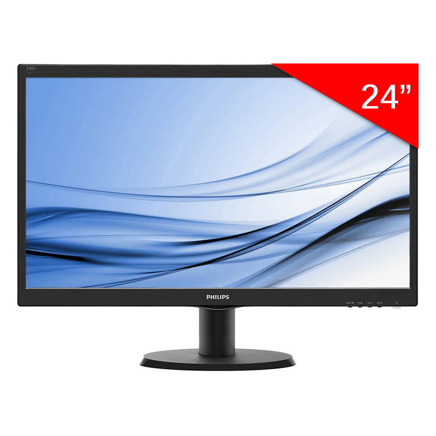 Màn Hình Philips 240V5 24inch FullHD 5ms 60Hz IPS Speaker - Hàng Chính Hãng