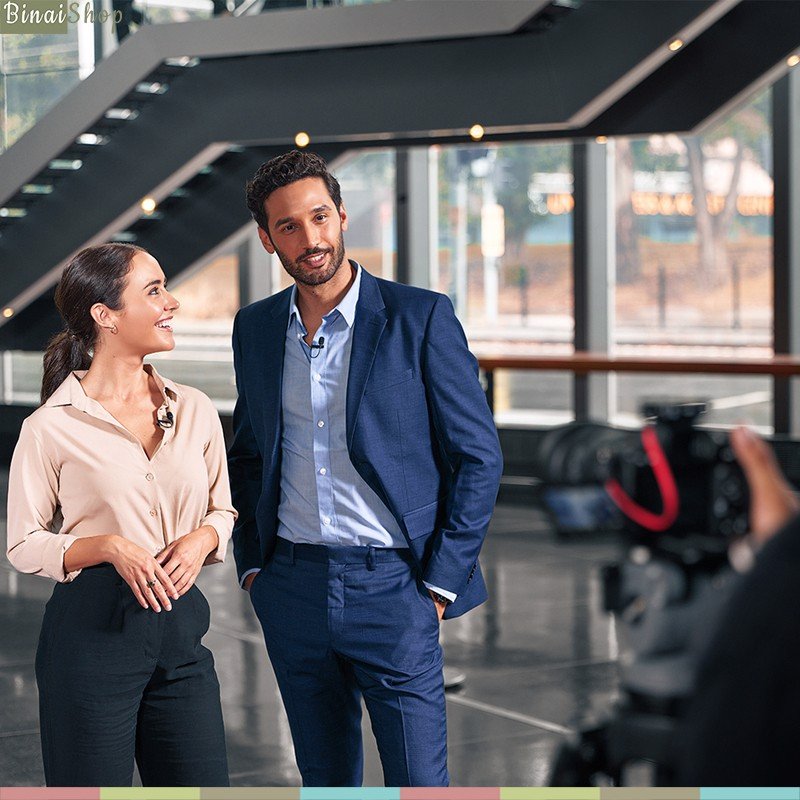 Micro Rode Wireless Go 2 - Bộ 2 Phát 1 Thu, Mic Thu Âm Livestream, Phỏng vấn ngoài trời Microphone Go2 Không dây Go II Hàng Chính Hãng - Kèm Móng Gẩy DreamMaker