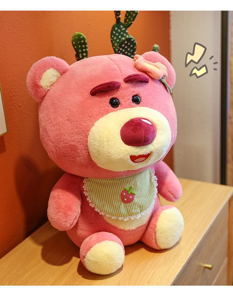 Gấu Bông Gối Ôm Thú Bông, Nhồi Bông Lotso Ngồi Siêu Dễ Thương Hot Hit