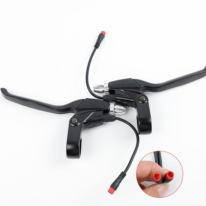 1 Cặp Phụ kiện xe tay ga điện Universal Phanh đòn cắt tay cầm tay cầm tay cầm cho hầu hết các xe đạp xe đạp xe đạp Color: 1 pair line