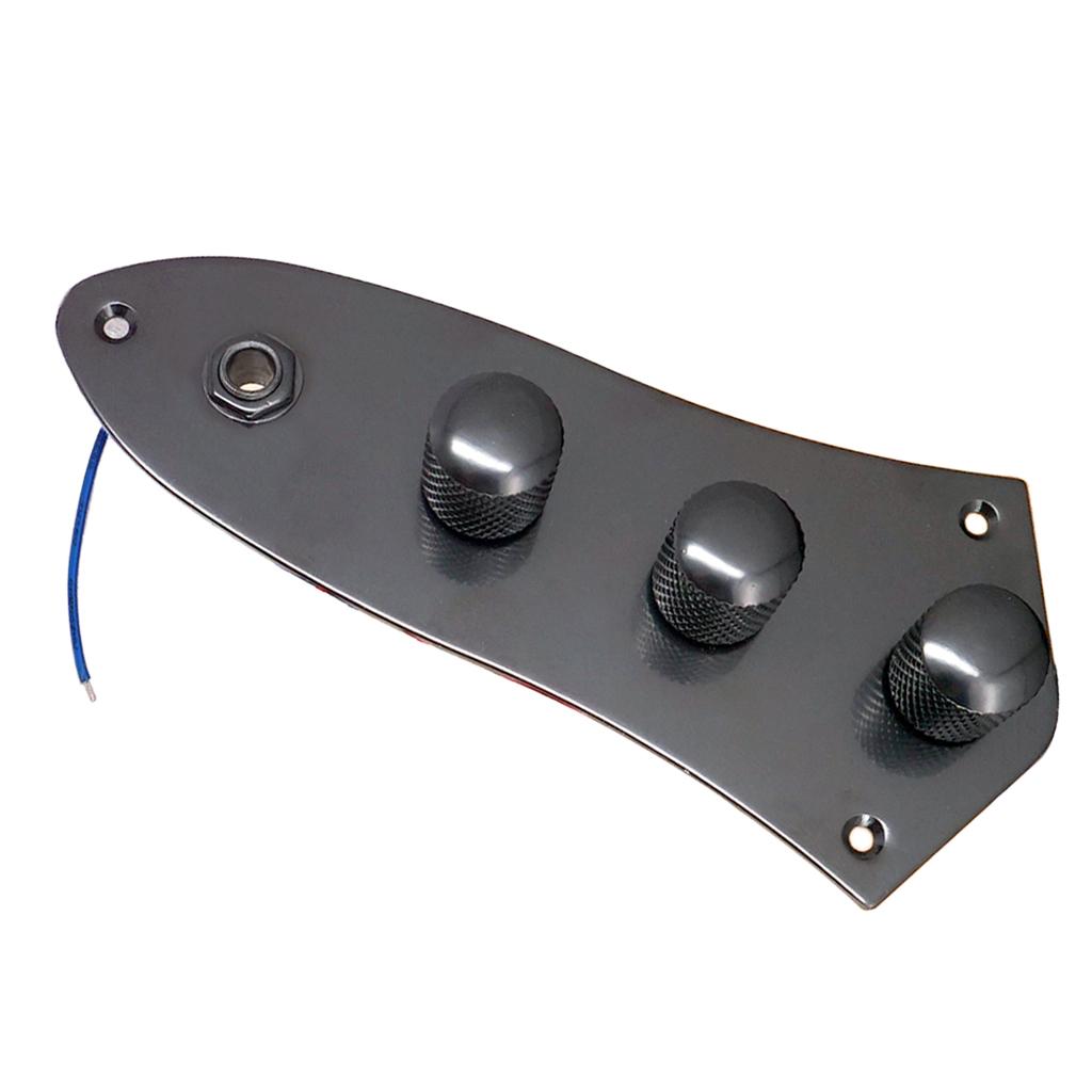 Bass Metal Wired 3 Band Control Circuit Board Plate for JB Jazz Bass Parts