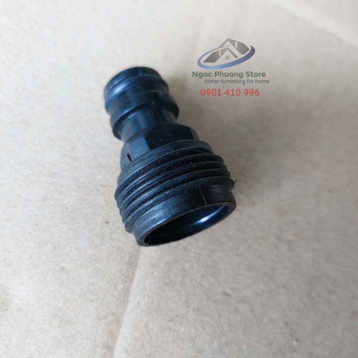 Cút nối nhanh ren ngoài 21mm/27mm AQUAMATE ĐÀI LOAN kết nối vòi tưới cây ren trong 21mm(1/2&quot;)/27mm (¾”) và ống mềm làm vườn - Mã W3090 &amp; W3092