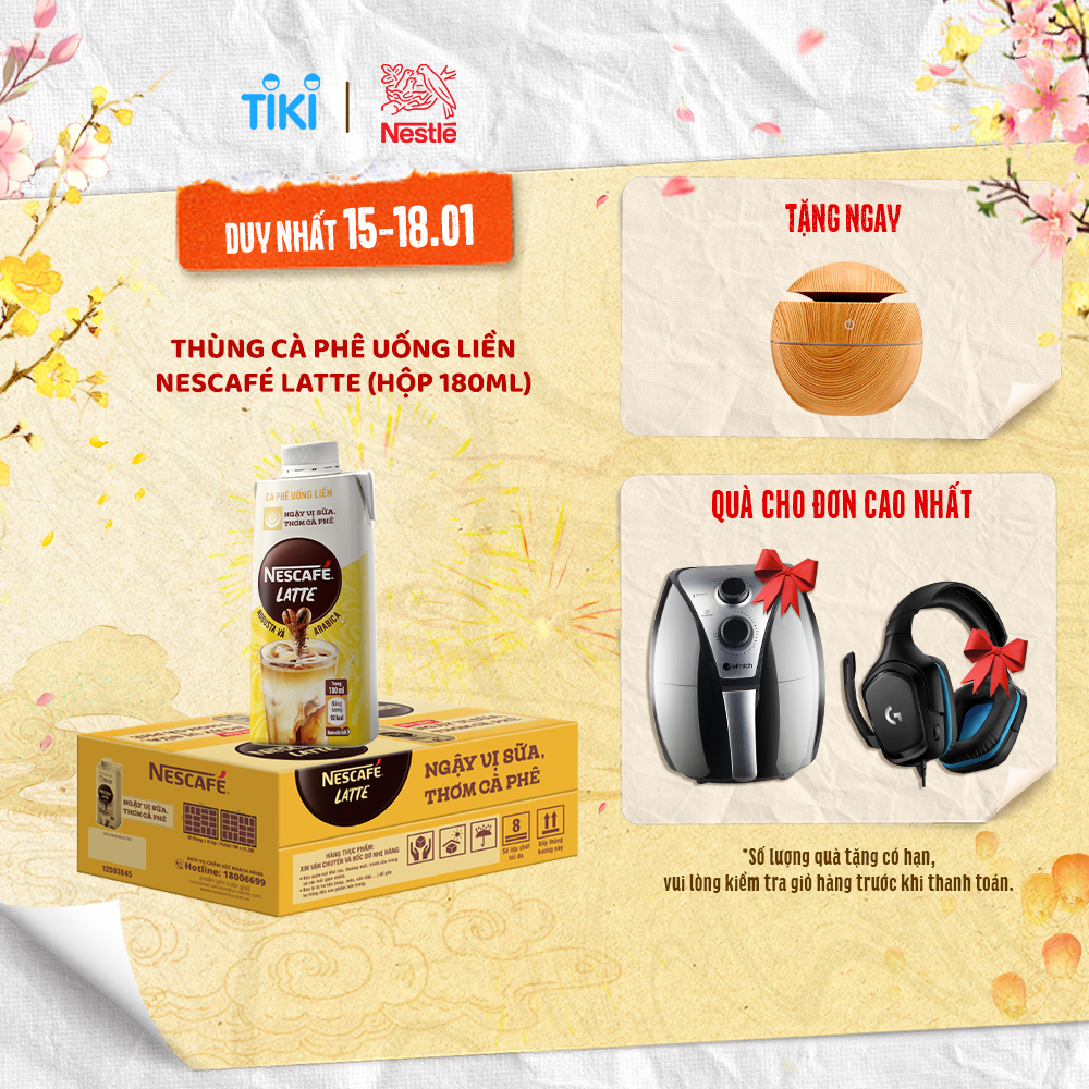 Thùng Cà phê uống liền NESCAFÉ Latte
