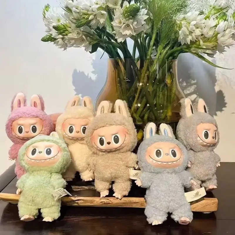 Gấu labubu móc khoá popmart V1V2 trò chơi labubu giá rẻ đồ chơi labubu mini 17cm