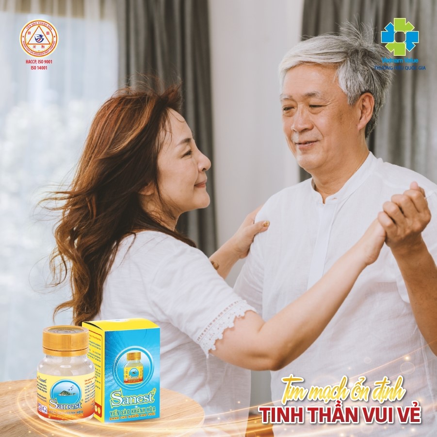 NƯỚC YẾN SÀO KHÁNH HÒA SANEST NGƯỜI CAO TUỔI 70ML