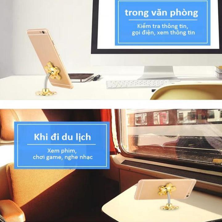 Giá đỡ điện thoại hút chân không cực chắc đầu xoay chuyển 360 độ 206715
