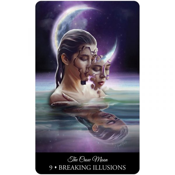 Bộ bài The Witching Hour Oracle 78 lá bài tặng đá thanh tẩy