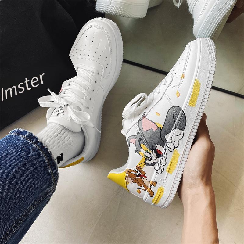Đảm bảo chất lượng giày skate giày lưới màu đỏ giày hợp thời trang những người yêu thích giày bình thường đảm bảo chất lượng tất cả các trận đấu