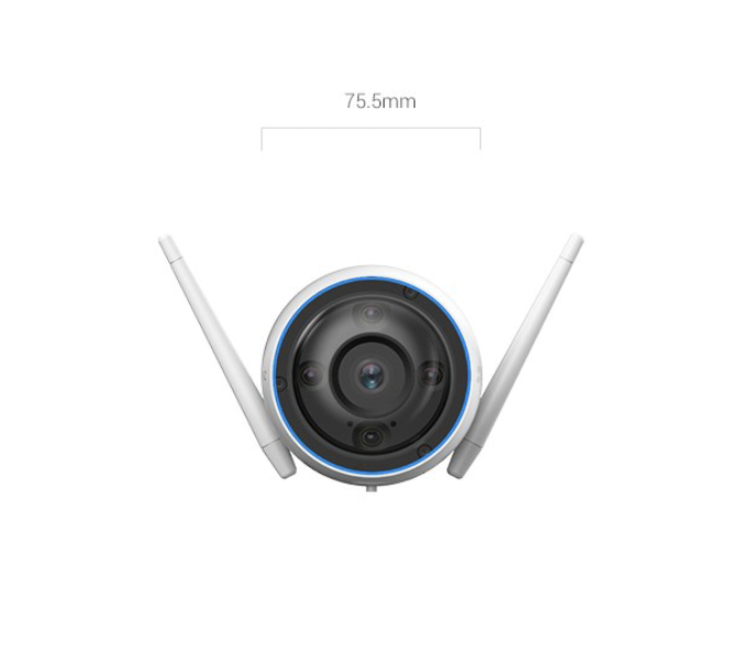 Camera IP Wifi Ngoài Trời Ezviz H3 3K 5MP - Phát hiện dáng người và xe cộ, ghi hình màu ban đêm, điều khiển bằng cử chỉ vẫy tay, cảnh báo giọng nói, đàm thoại 2 chiều - Hàng chính hãng