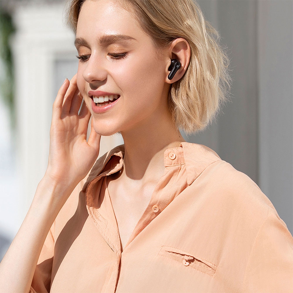 Tai nghe không dây SOUNDCORE (by ANKER) Life Note E True Wireless (TWS), 32 giờ sử dụng, kháng nước IPX5, tích hợp 2 micro, sạc nhanh 10 phút dùng 1 tiếng, bluetooth 5.2 mới nhất kết nối nhanh với điện thoại - A3943