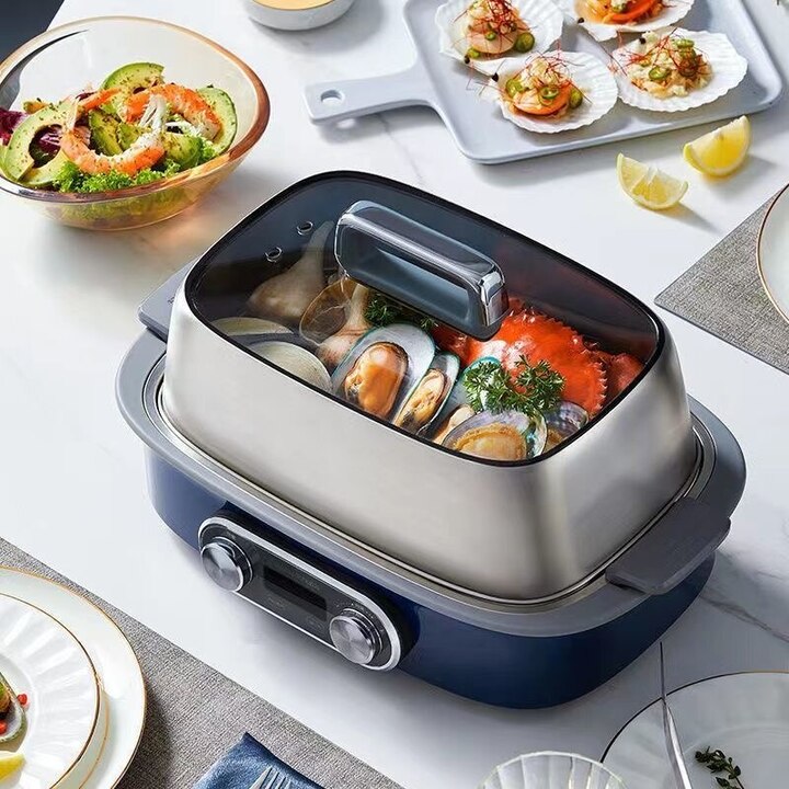 Nồi hấp đa năng Morphy Richards MR1168 2000W - Hàng Nhập Khẩu