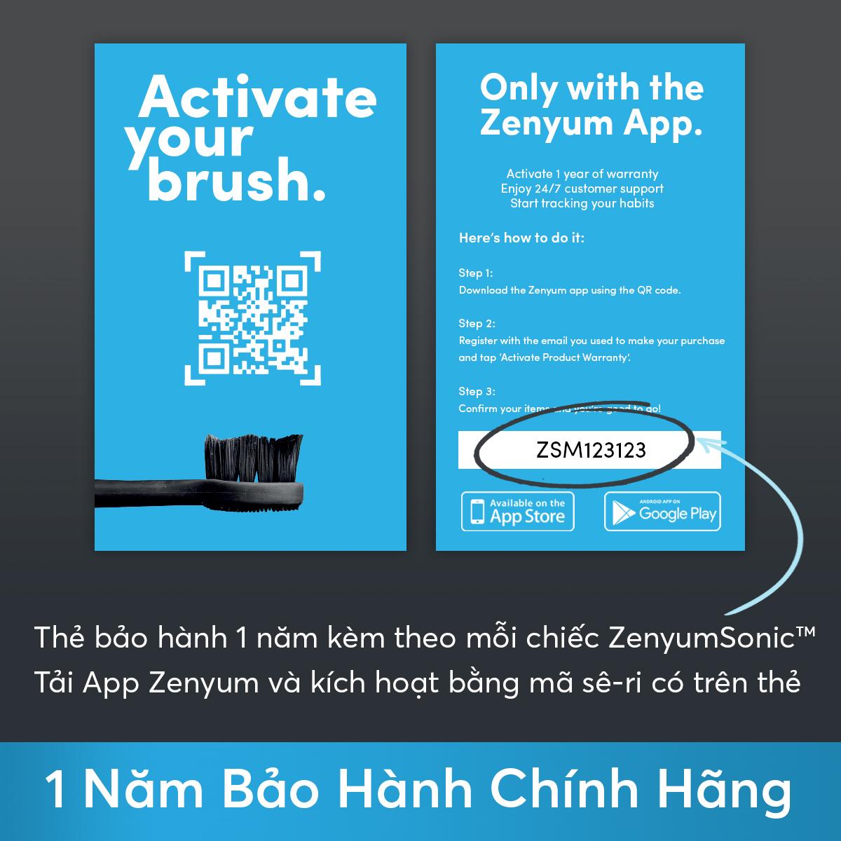 [Chính Hãng] Đầu Bàn Chải Điện Zenyum Sonic Thay Thế - Công Nghệ Singapore - Màu Tự Chọn