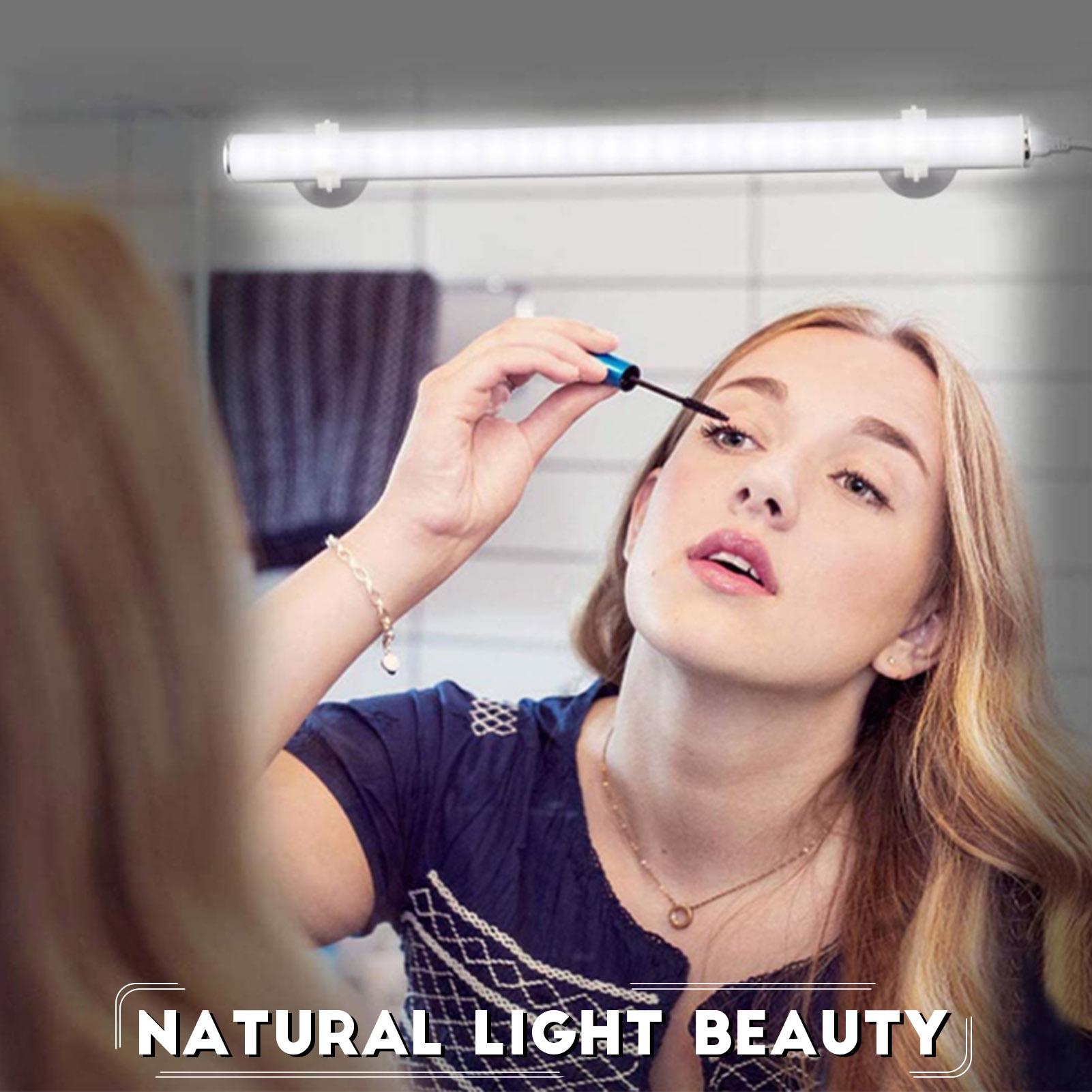 LED Mirror Lights Wireless Portable Rechargeable Vanity Light 3 Brightness Touch Control Makeup Light