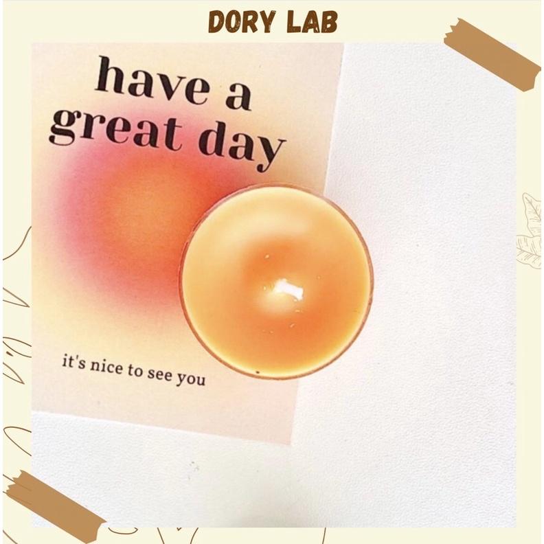 Nến Thơm Tealight Không Khói Handmade Nhiều Màu - Dory Lab