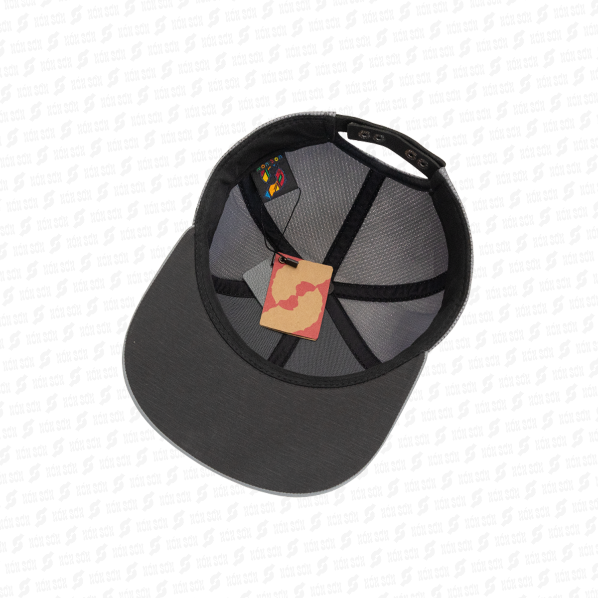 Mũ snapback hiphop nam nữ NÓN SƠN chính hãng MC210BK-XM2