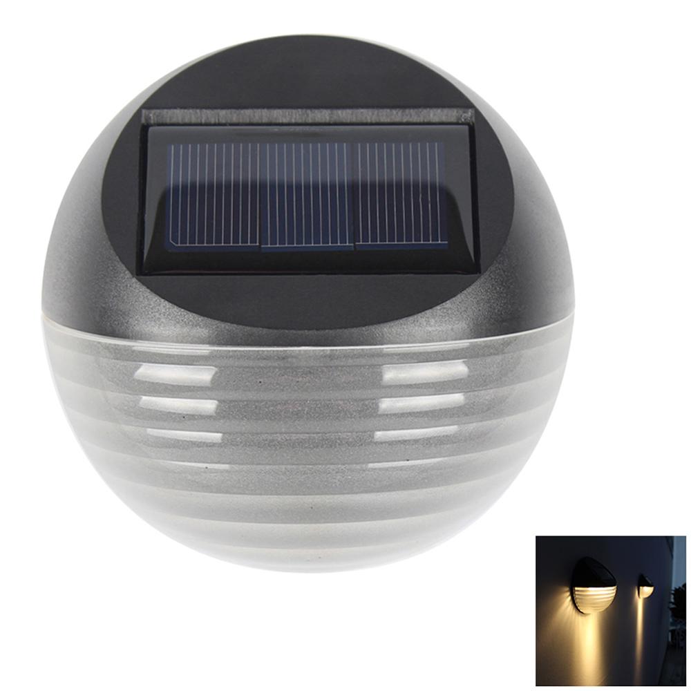 Đèn tường sử dụng năng lượng mặt trời Tích hợp 6 đèn LED, độ sáng cao Chống nước IP65 được làm bằng vật liệu chất lượng cao