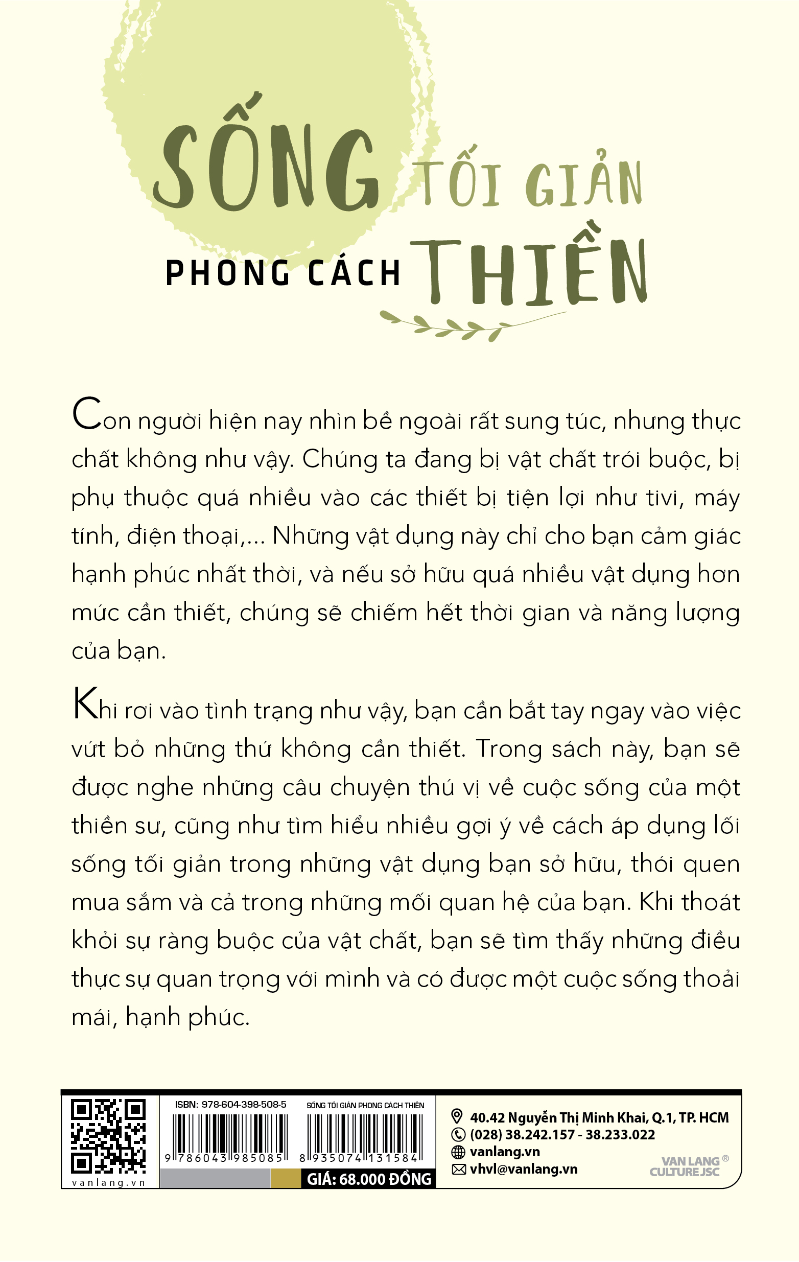 Sống Tối Giản Phong Cách Thiền - Vanlangbooks