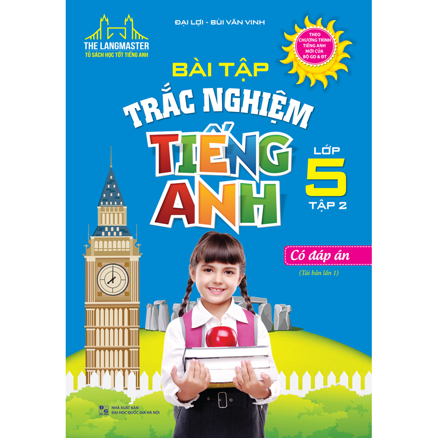 The Langmaster - Bài Tập Trắc Nghiệm Tiếng Anh Lớp 5 - Tập 2 (Tái Bản Lần 1-2020)