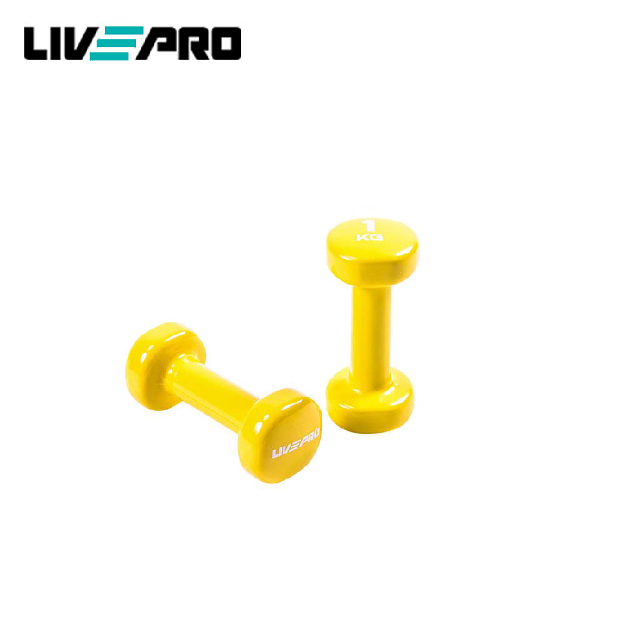 Tạ tay, tạ đơn cao cấp Studio tập gym thể hình Các Loại 5KG x2 Livepro Chính Hãng STUDIO DUMBBELL