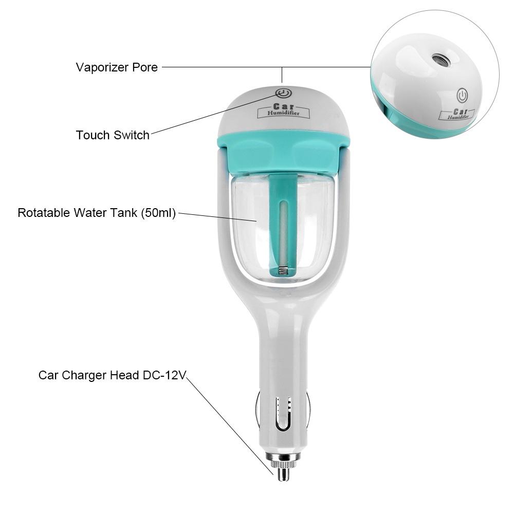 Máy khuếch tán tinh dầu thơm 12V cho xe hơi