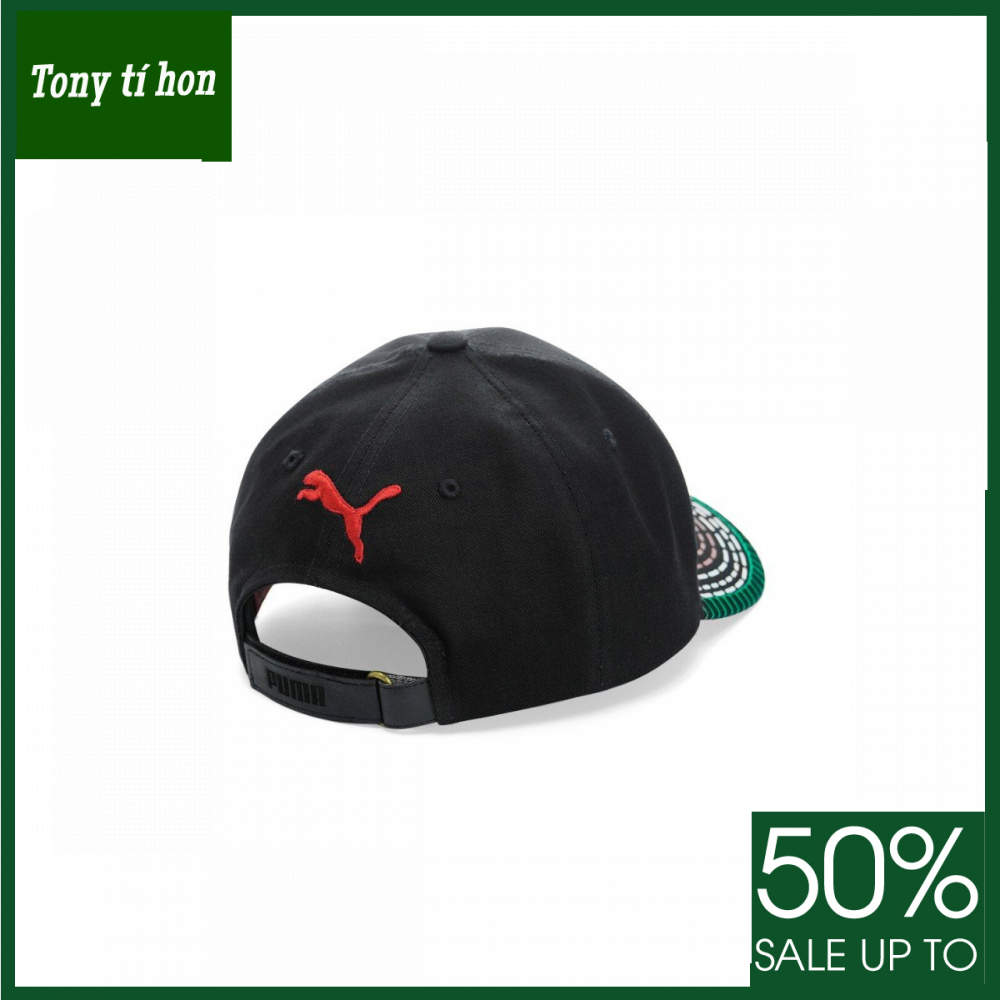 Tony tí hon - Mũ/nón kết lưỡi trai pm thêu hình báo sư tử đỏ thời trang nam nữ cao cấp - nhiều màu - màu đen