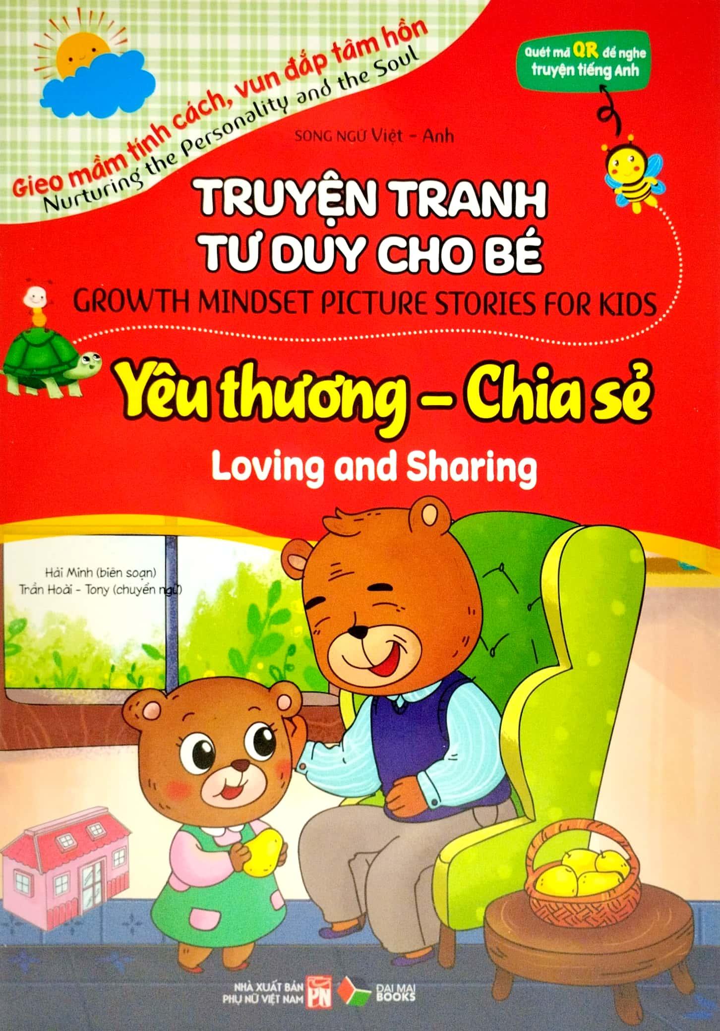 Truyện Tranh Tư Duy Cho Bé - Song Ngữ Việt-Anh - Yêu Thương Và Chia Sẻ