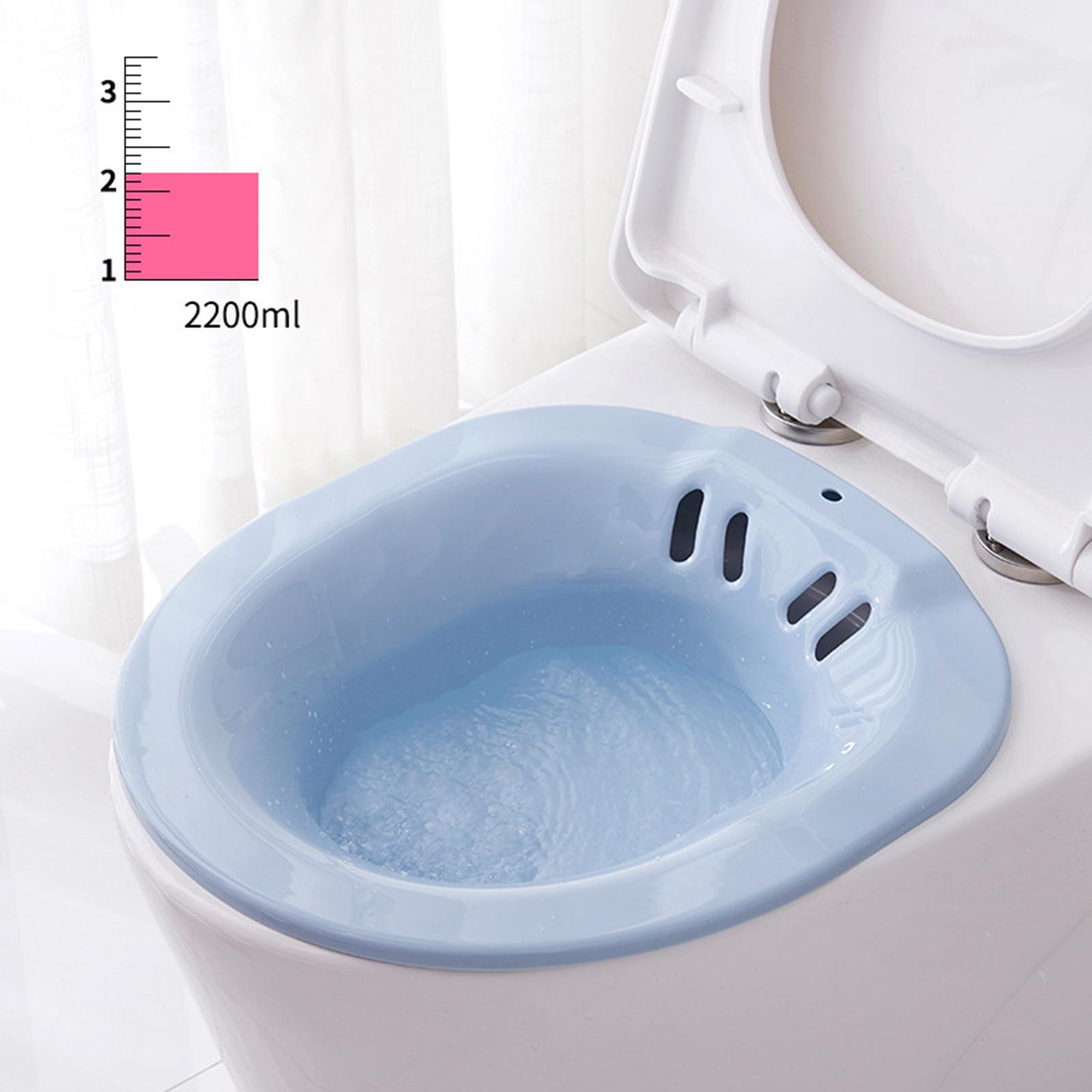 Toilet Bidet Steam Seat Bidet Basin Drain Holes for Women Home Use Travel