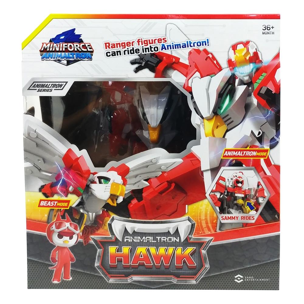 Đồ Chơi Mô Hình Robot Chiến Binh Thú Đại Bàng Animaltron Hawk - Miniforce 309009