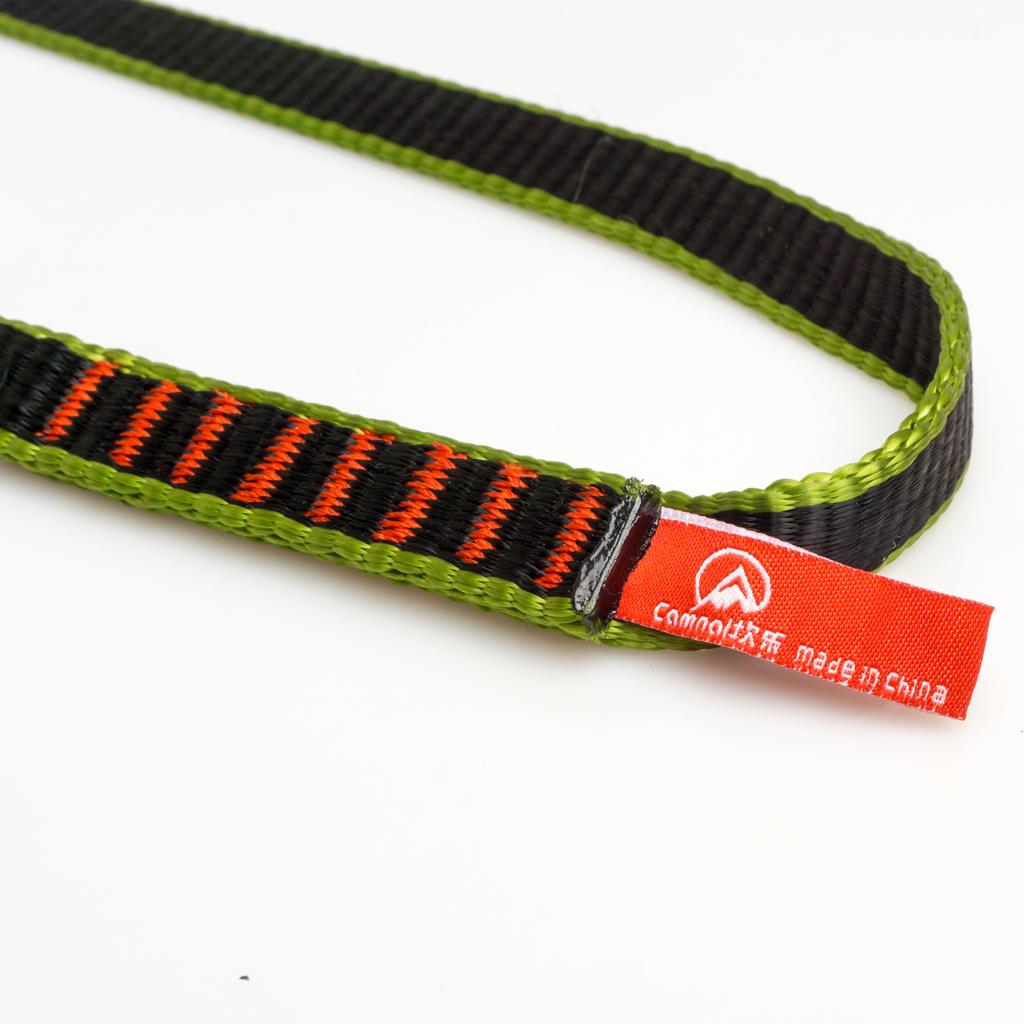 Climbing Sling Rock Nylon Flat Cord Mountaineering Safety Rope Belt 60cm