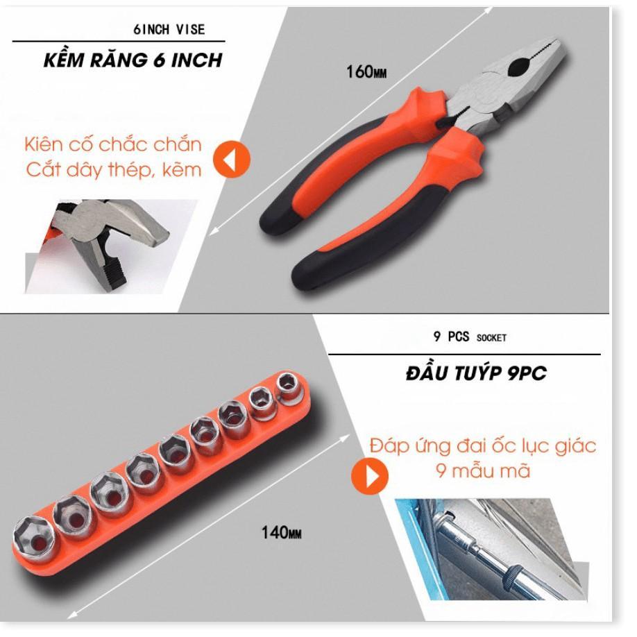 Bộ Dụng Cụ Sửa Chữa 102 Chi Tiết - Vận Chuyển Miễn Phí Toàn Quốc