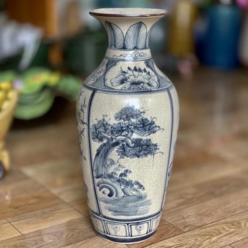 Bình Hoa gồm sứ cao cấp 38cm.