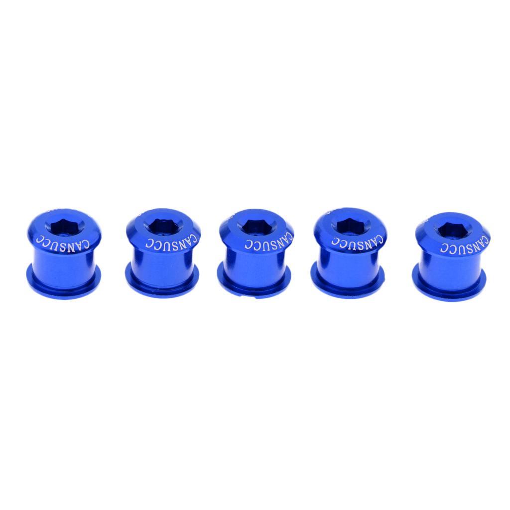 5 Cái Nhôm Hợp Hợp Xe đạp Xe đạp Chainring Crankset Bolt Vít