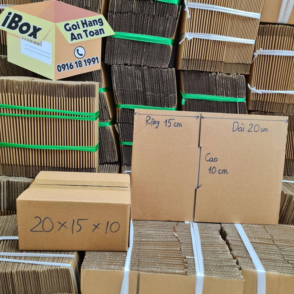 20x15x10 Combo 20 Hộp Carton iBox gói hàng