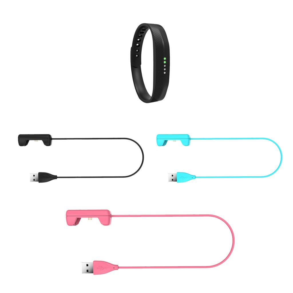 Red Replacement Soft Silicone Watch band Wrist Strap + USB Charging Cable For Flex 2