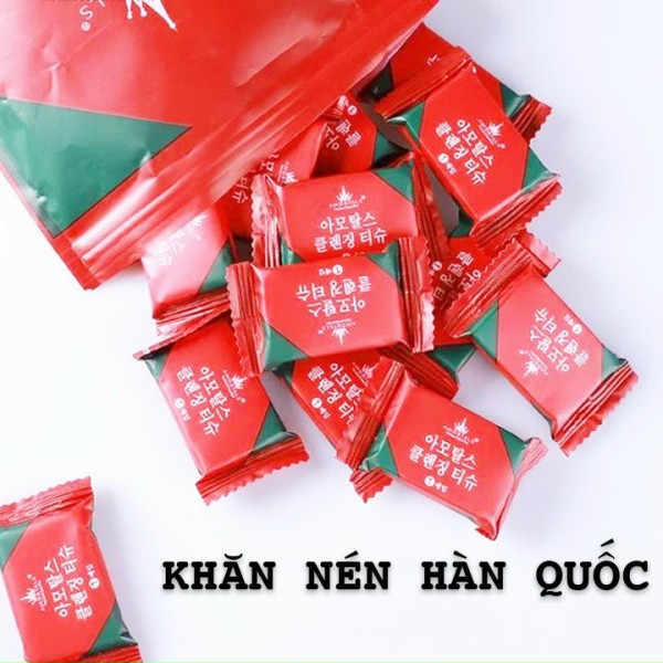 Khăn nén lưới nhỏ không dệt dùng một lần để rửa mặt nhẹ nhàng và không gây khó chịu tiện lợi mang đi du lịch- ssshop phụ kiện