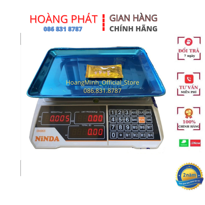 Cân điện tử cân tối đa 30kg SN968