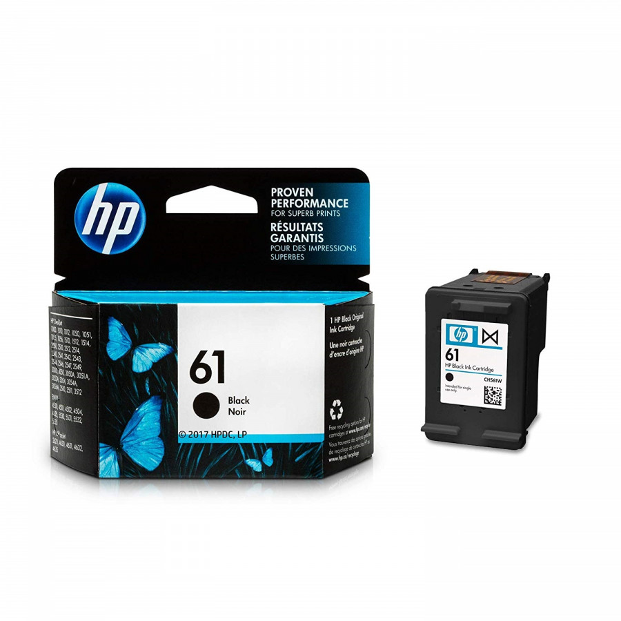 HP 61 Black Ink Cartridge,  - Hàng chính hãng