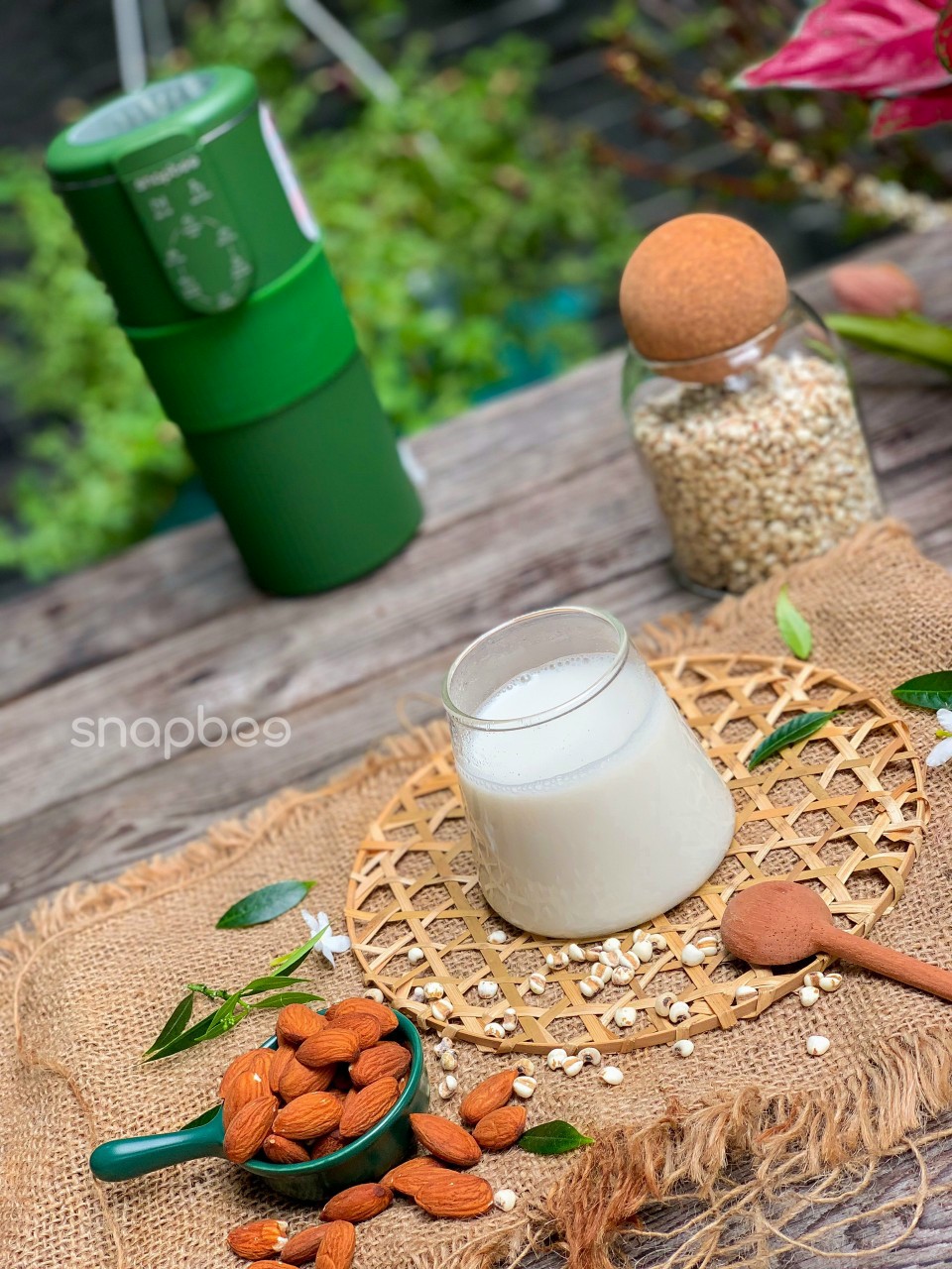 Máy Làm Sữa Hạt SNAPBEE Mini Màu Xanh - Làm Sinh Tố, Nấu Cháo, Soup - Nhanh, Dễ Vệ Sinh