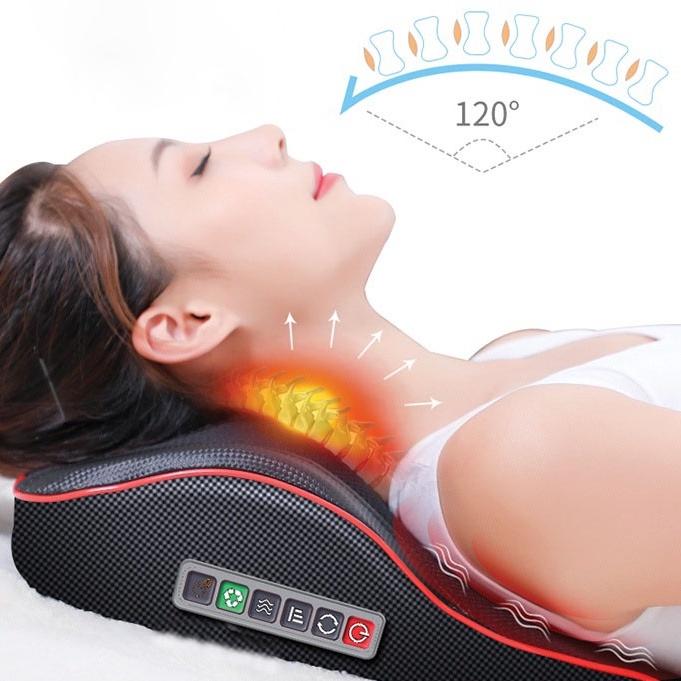Gối Massage Hồng Ngoại cổ vai gáy tựa lưng đa năng RULAX Model RL-01 có hướng dẫn tiếng Việt