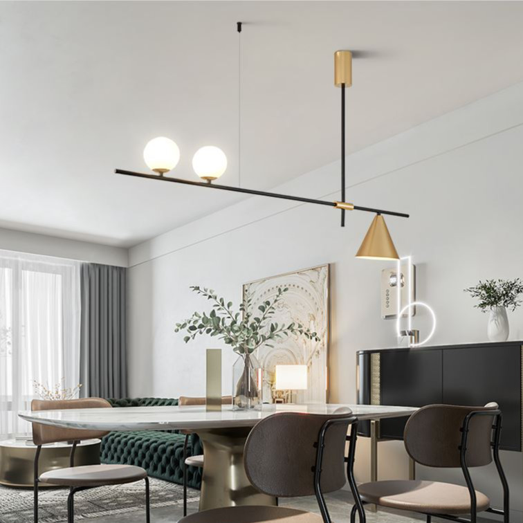Đèn thả CADIC trang trí nội thất độc đáo, kiểu dáng hiện đại - kèm bóng led chuyên dụng