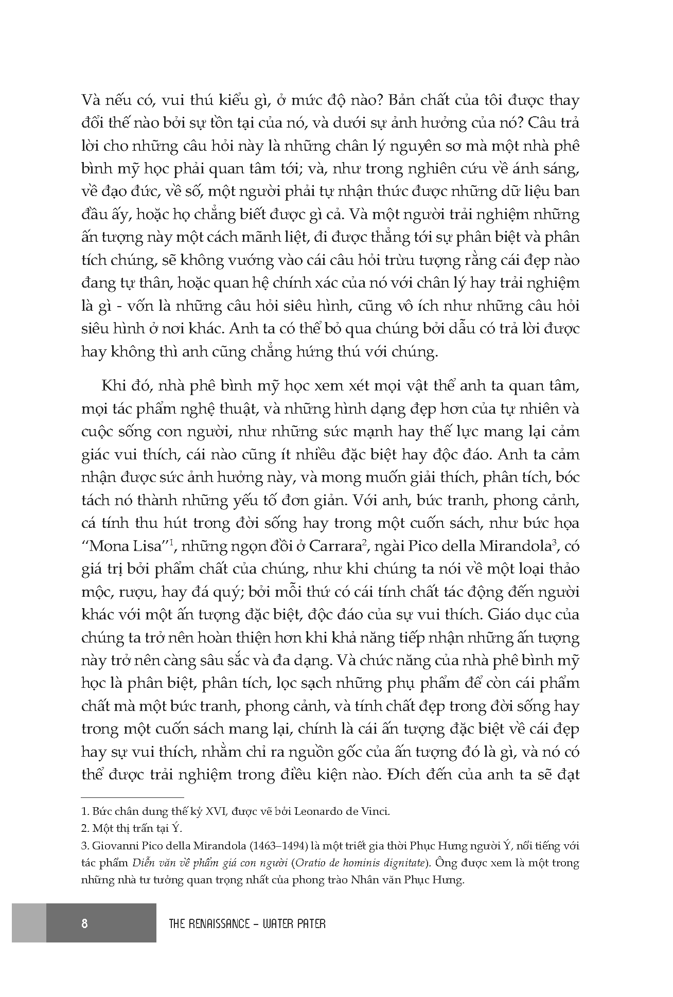 Sách - Tác Phẩm Phê Bình Lý Luận Kinh Điển Về Văn Hóa Thời Phục Hưng - The Renaissance